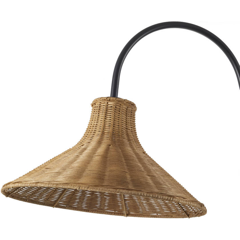 Rula Rustic Black Floor Lamp